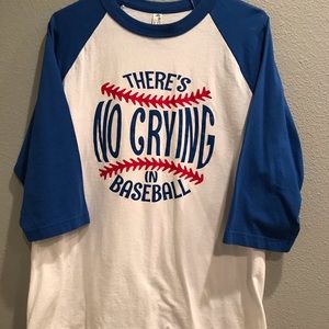 Raglan - Theres no crying in Baseball